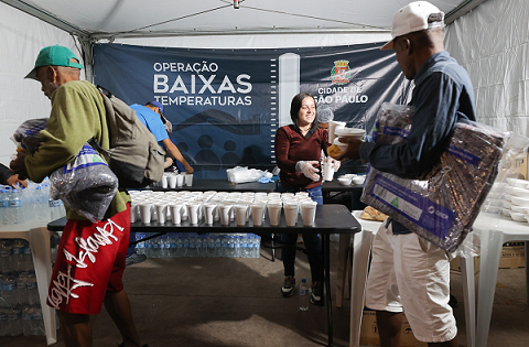 Dias frios fazem prefeitura acionar                       Operação Baixas Temperaturas