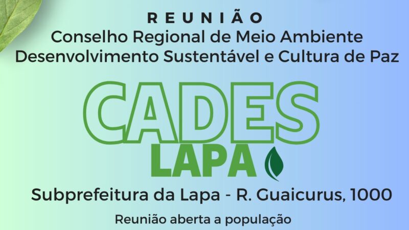 Conselho de Meio Ambiente Regional se reúne hoje na Lapa.