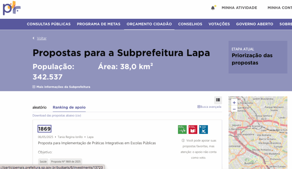 Orçamento Cidadão encerra a coleta de propostas