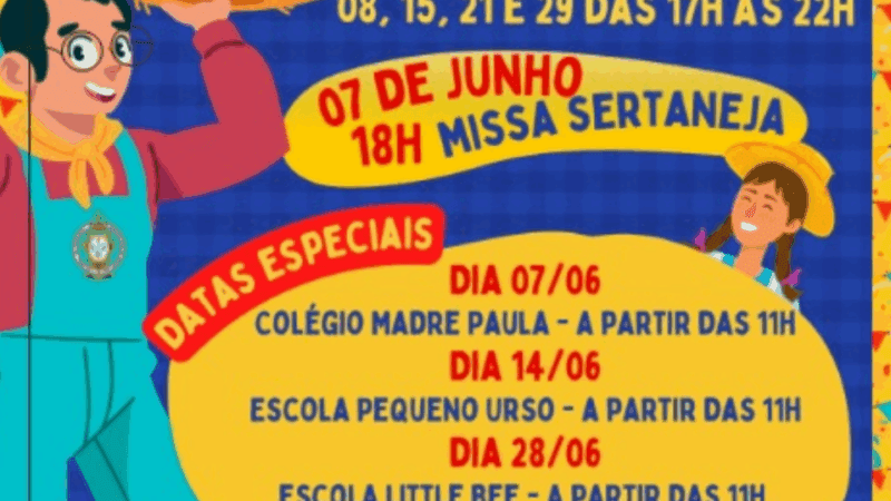 É tempo de arraiá na Hamburguesa