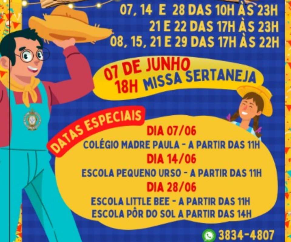É tempo de arraiá na Hamburguesa